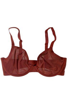 CUUP The Plunge Mesh Bra (Clay) - 34E